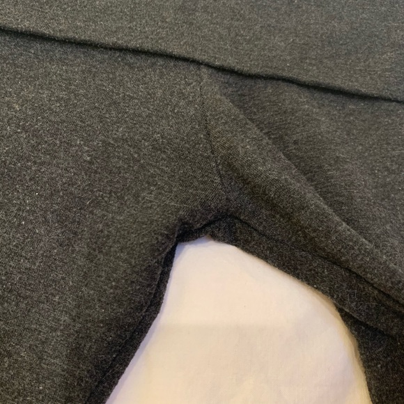 Solow Sport dark grey fold over 3/4 length legging - Picture 8 of 10